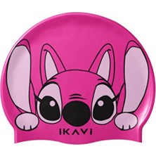Empressco Renkli Stitch Angel Baskılı Silikon Havuz ve Deniz Bonesi, Suyla Eğlence!