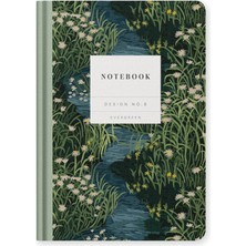 Ohh Deer Kaleido Tasarımı A5 192 Sayfa Sert Kapak Çizgili Defter Design No.8 Marsh Daisies 13122