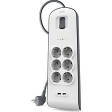 Belkin Surge Plus 6'lı Çoklu Priz