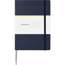 Maruman Mnemosyne Journal Sert Kapak A5 Noktalı Lacivert Defter N888-72