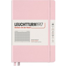 Leuchtturm 1917 LEUCHTTURM1917 Not Defteri Orta Boy (A5), Sert Kapak, 251 Numaralandırılmış Sayfa, Kareli, Powder 361575