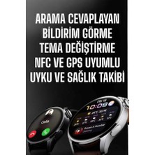 Herşey Trend Akıllı Saat Bildirim Görme Amoled Ekran Gps Uyumlu Sesli Görüşme