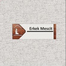 Metal Erkek Mescit Ofis Oda Kapı Isimliği Yönlendirme Tabelası Levhası Kişiselleştirilebilir