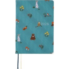 Hobonichi ajanda Techo Hon - A6 Japanese - Bow & Tie: In The Forest - 2026 Jan Start
