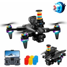 Qasul Frisb Atabilen Kameralı Drone, Wifi Fpv, Katlanabilir, Fırçasız Motorlu, Uzaktan Kumandalı Akıllı Drone