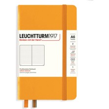 Leuchtturm 1917 LEUCHTTURM1917 NOT Defteri cep boy (A6), sert KAPAK, 187 Numaralandırılmış sayfa, Noktalı, rising Sun 365626