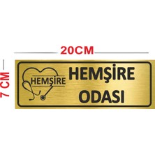 Metal Hemşire Odası  Uyarı Levhası Yönlendirme Levhası