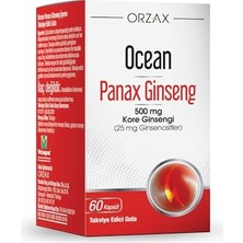 Orzax Ocean Panax Ginseng 500 Mg 60 Kapsül