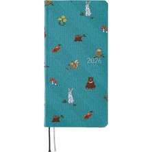 Hobonichi ajanda Techo Weeks - Japanese - Bow & Tie: In The Forest - 2026 Jan Start