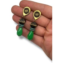 El Yapımı Tasarım Boncuk Küpe Şık Hediyelik