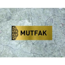 Metal Mutfak Yazılı Levha