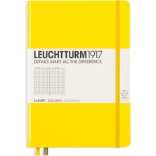 Leuchtturm 1917 LEUCHTTURM1917 NOT Defteri orta boy (A5), sert KAPAK, 251 Numaralandırılmış sayfa, KARELI, LEMON 344799
