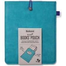 If Bookaroo Books & Stuff Pouch Kitap&defter Kılıfı Turquoise
