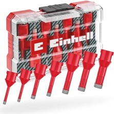 Orijinal Einhell M-Case 7 Parça Fayans Delme Ucu Seti (Kuru Kesim Için M14 Bağlantılı, 7 mm Elm