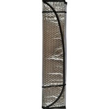 Oscar Ön Cam Perde Güneşlik Jumbo Boy Balonlu Gümüş 165X85 cm OSN-1004