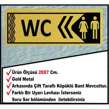 Wc Uyarı Levhası
