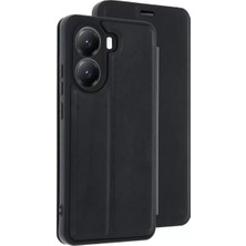 Uravas Store Xiaomi Poco X7 Pro Kılıf Flip Cover - Siyah
