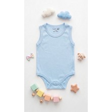 Fiyonk % 100 Pamuk Penye Askılı Bebek Body Zıbın