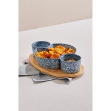 Paşabahçe Puzzle Tabaklı Chip & Dip Mavi, 1 Adet