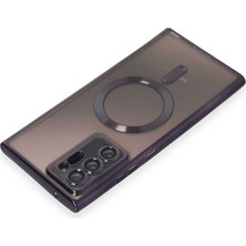 Semel Galaxy Note 20 Ultra Kılıf Kross Magneticsafe Kapak - Mor