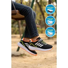 Walkway Lafonten 755 F Siyah-Oranj Erkek Çocuk Spor Ayakkabı