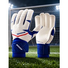 Gümrük Bey Kipsta F500 Viralto Shielder 8 ( L ) Beden Kaleci Eldiveni – Beyaz/mavi Profesyonel Futbol Eldiveni