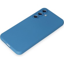 Galaxy S24 Kılıf Nano Içi Kadife Silikon - Mavi