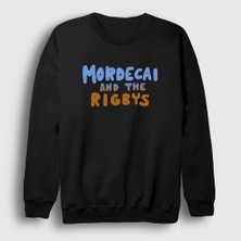 Presmono Unisex Siyah Mordecai And The Rigbys Regular Show Sweatshirt