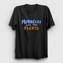 Presmono Unisex Siyah Mordecai And The Rigbys Regular Show T-Shirt