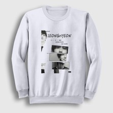 Presmono Unisex Beyaz Seonghyeon K-Pop Cortis Sweatshirt
