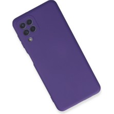 Semel Galaxy A22 Kılıf Nano Içi Kadife Silikon - Mor