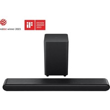 Tcl 240 W Güçlü Siyah Soundbar, 3.1 Kanal Çevresel Ses, Dts Desteği, Hızlı Bağlantı ve Modern Tasarım ile Salon ve Ofis Kullanımında Net Ses