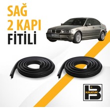 B&M Kauçuk Bmw 3 Serisi E46 (2001-2005) Kadifeli Sağ Ön ve Arka Kapı Fitili BM02137