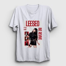 Presmono Unisex Beyaz Leeseo Revive K-Pop Ive T-Shirt