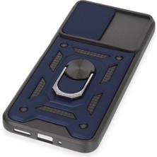 Redmi Note 12 5g Kılıf Pars Lens Yüzüklü Silikon - Lacivert