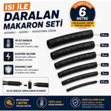 Atx Isıyla Daralan Makaron Kablo Seti - 6 Çeşit Her Biri 1 Metre