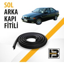 B&M Kauçuk Bmw 3 Serisi E36 (1992-1998) Kadifeli Sol Arka Kapı Fitili BM02164