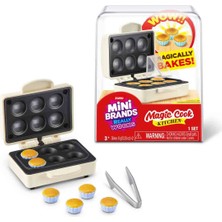 Mini Brands Magic Cook Kitchen Kek Makinesi Mini Mutfak Seti Çalışan Minyatür Oyuncak 3+
