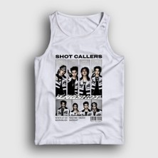 Presmono Unisex Beyaz Poster Shot Callers K-Pop Lngshot Atlet