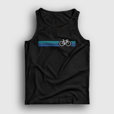 Presmono Unisex Siyah Stripes Bike Hediye Bisiklet Atlet