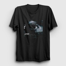 Presmono Unisex Siyah Supercoolnothing V2 Rock 16VOLT T-Shirt