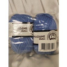 Ören Bayan Madame Cotton Kot Mavi El Örgü Ipi (2 Adet)- (Amigurumi Ipi) - Renk: 013