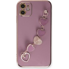 Semel iPhone 12 Kılıf Esila Silikon - Mor