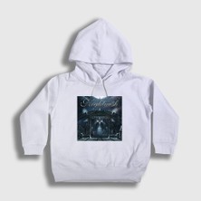 Presmono Unisex Çocuk Beyaz Imaginaerum Metal Nightwish Kapüşonlu Sweatshirt