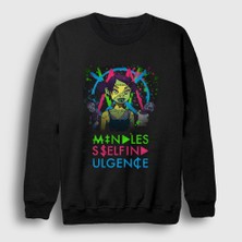 Presmono Unisex Siyah Frankenstein Girls Mindless Self Indulgence Sweatshirt