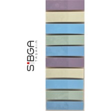 Sibga Tasarım Şeffaf Renkli Postit Post-It Post It. Kitap Ayracı Ayraç Postit Sticker Not Kağıdı 200 Yaprak