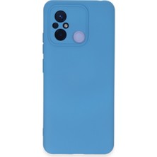 Redmi 12C Kılıf Nano Içi Kadife Silikon - Mavi