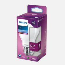 Philips LED Classic A60 Fr 7 W Beyaz E27 LED Ampul, 7.0W