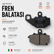 Braking Kawasaki Er-6n 650 Abs (2006-2016) Yarı Metalik Arka Fren Balata