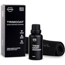 Uravas Store Nasiol Trimcoat Araç Plastik Yenileme ve Koruma Için Nano Seramik Kaplama-30 Ml-Plastik Onarıcı